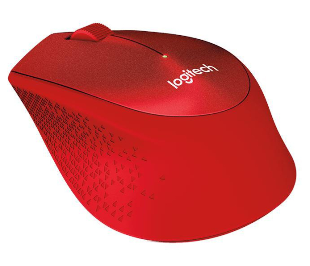 Logitech M330 Silent Plus (czerwona) - 329392 - zdjęcie 3